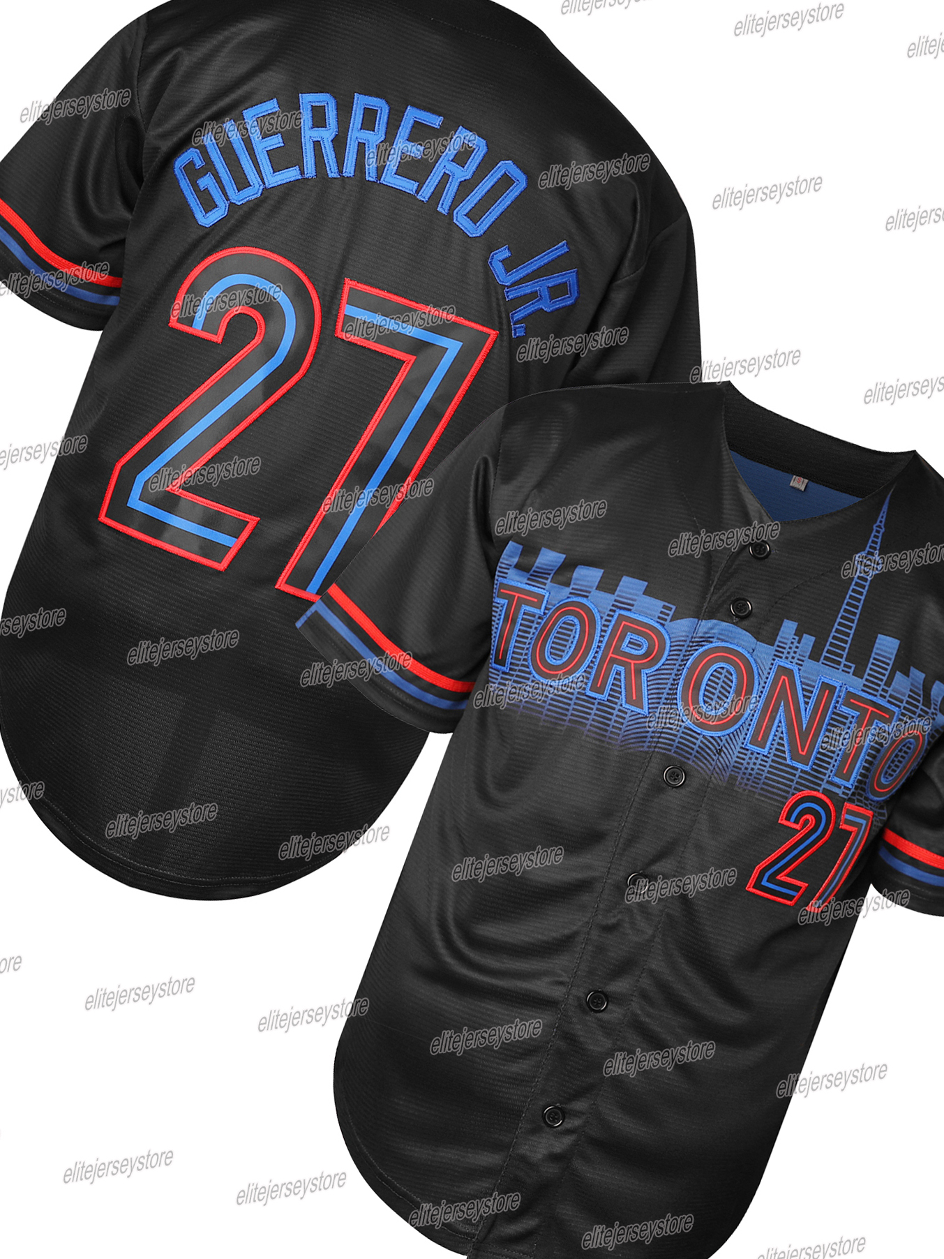 In Stock 11 Bo Bichette 27 Vladimir Guerrero Jr. 29 Joe Carter Baseball Jersey Fast Shipping Classic 100% Stitched Letter Number Polyester Classic Spo