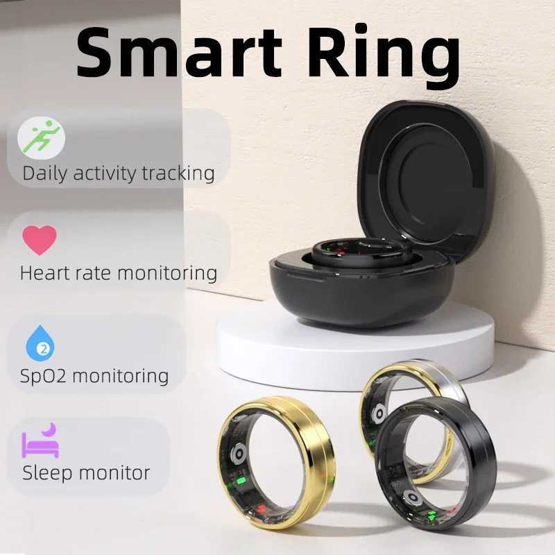2025 New Men Smart Ring MlutiSport Sleep Monitor Smartring Fitness Tracker 5ATM Waterproof Rings for Wan Xiai iPhone Y251014