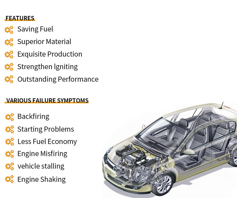 6X UF242 Ignition Coil+Iridium Spark Plug Pack For Honda Odyssey Accord Acura