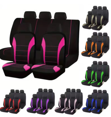 Universal Car Seat Covers Polyester Fabric Fit For Most Car Suv Truck With Airbag Compatible Car Accessories Interior Seat Cover