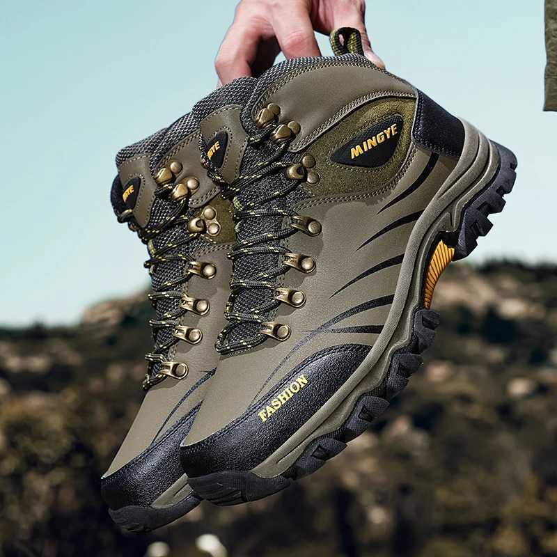 Hiking Shoes Men Waterproof Ankle Boots Outdoor Mountain Climbing Sneakers Nonslip Durable Trekking Sports Offroad Shoes C251014