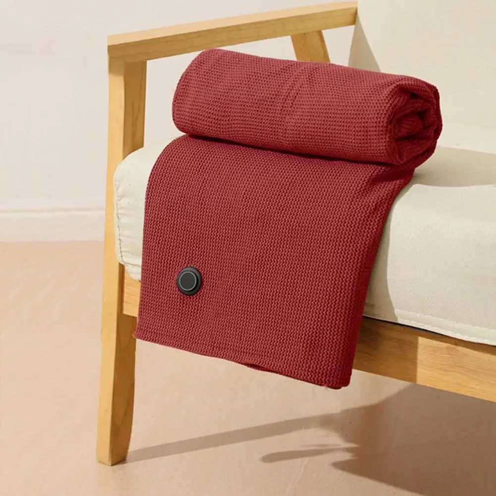 Electric Blanket with Usb Heating Usb Powered Heating Shawl Wraps for Women Cordless Electric Blanket Soft Zippered for Winter Y251014