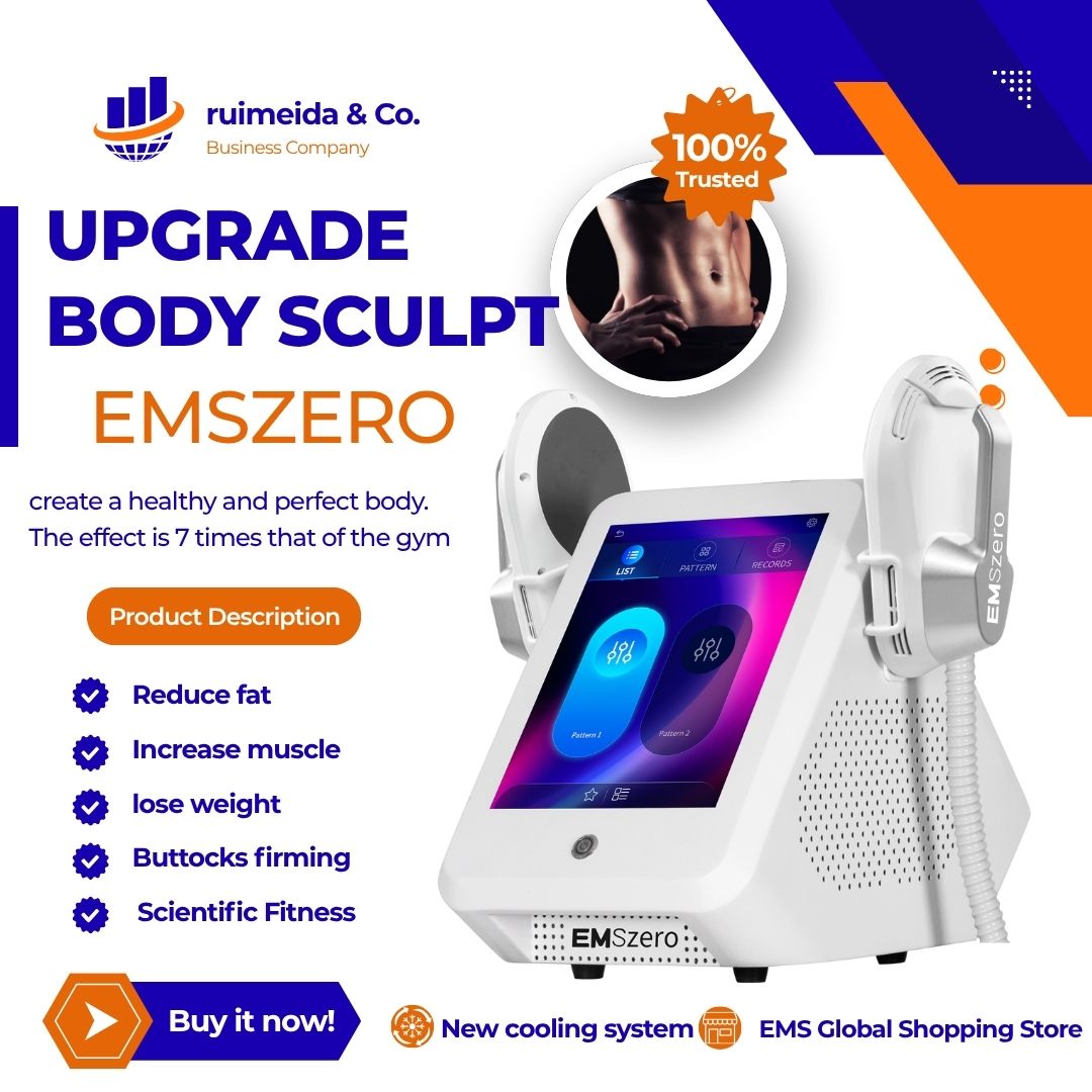 EMS Body Slimming Device 6500W HI-emt EMSZERO 15Tesla Tighten Skin Fat Reduction Improve Body Shape Professional Beauty Spa Machine