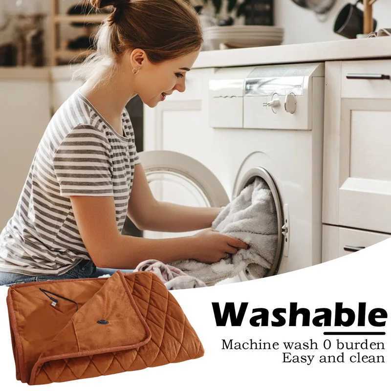 5V USB Large Loose Electric Blanket Powered By Power Bank Winter Bed Warmer Heated Sofa Blanket Body Heater Bed Warmer Mat Y251014