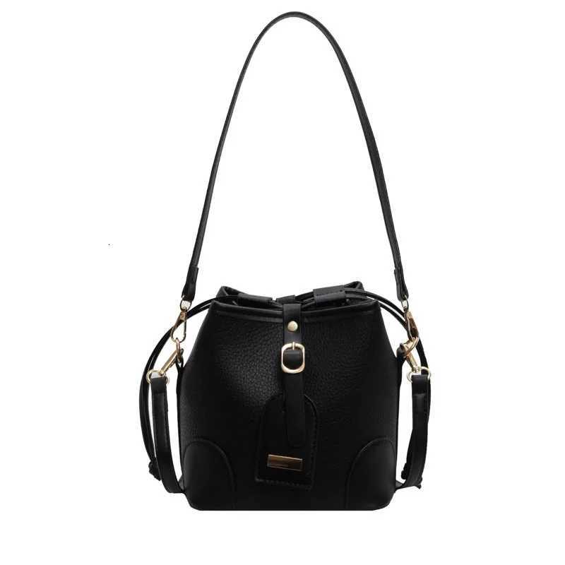 Casual Cmuter Large Capacity Shoder Bag Simple Fiable Korean Style Sling Bag Wen Minimalist Design Bucket Bag D251014