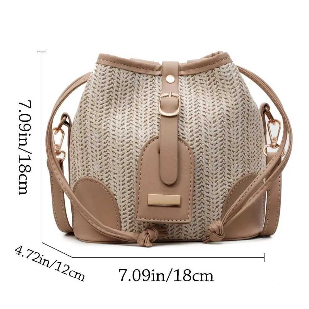 Creative Large Capacity Shoder Bags Casual Simple Crossbody Bags Vintage Mtifunctial Bucket Bag Summer D251014
