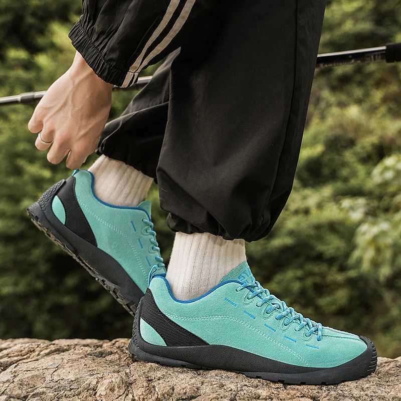 Mens Hiking Shoes Outdoor Low Ankle Walking Trekking Sneakers Men Travel Camping Shoes Protective Sports Mens Shoes Outdoor C251014