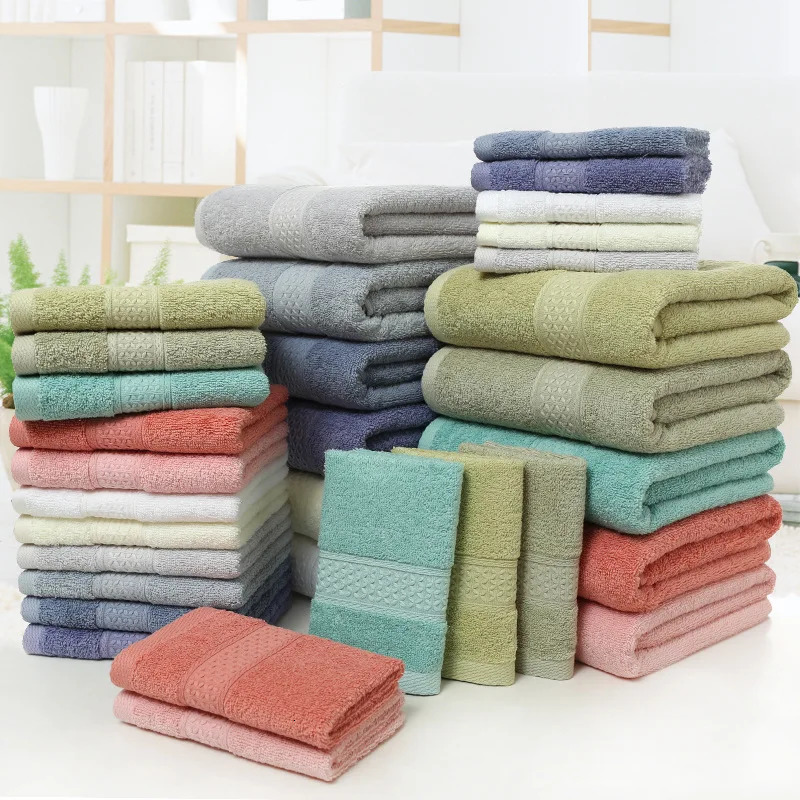 Large Cotton Super Absorbent Thick Towel Bath 70140 Soft Comfortable Beach 251013 - view 6