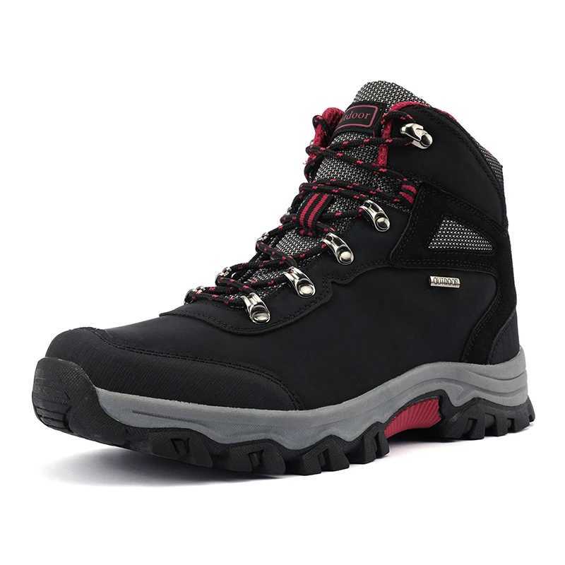 Waterproof Hiking Boots Men Autumn Winter Nonslip Lightweight Breathable Hiking Shoe Outdoor Trekking Hiking Shoes Hunting Shoe C251014