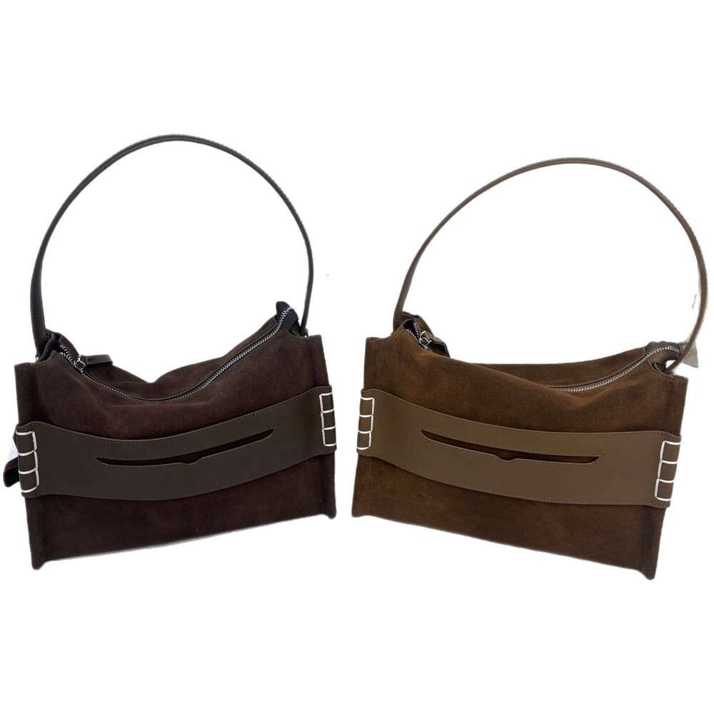 Luxury bag Niche Designer Genuine Leather Tote Large Capacity High End Feel Underarm Top Layer Cowhide Pillow Bag Crossbody for Women