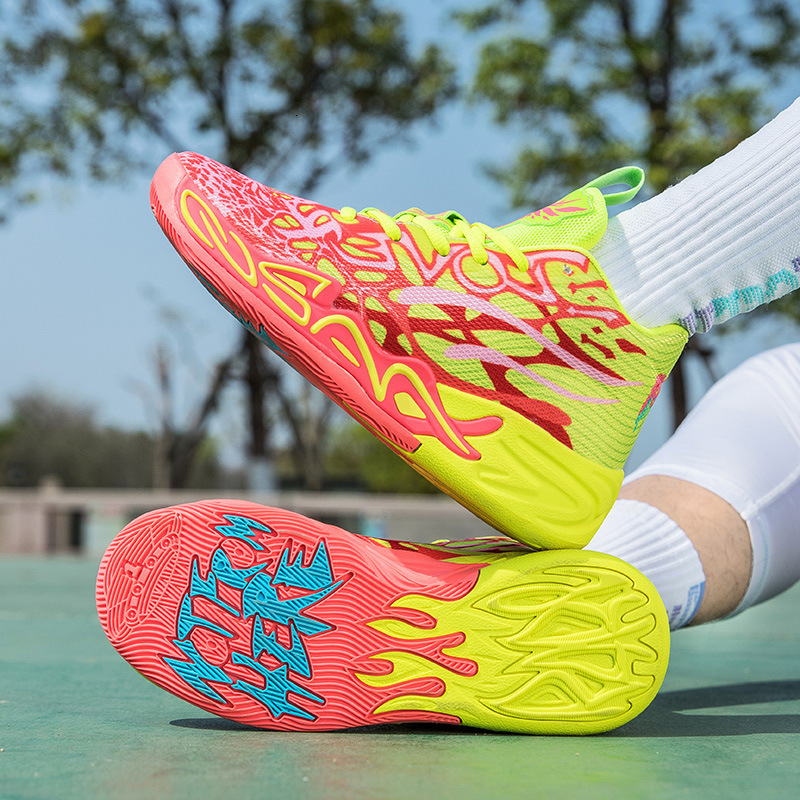 design Basketball Shoes for Men and Women Fashion Sport Shoes Anti-slip and wear-resistant Breathable Mesh Sneakers