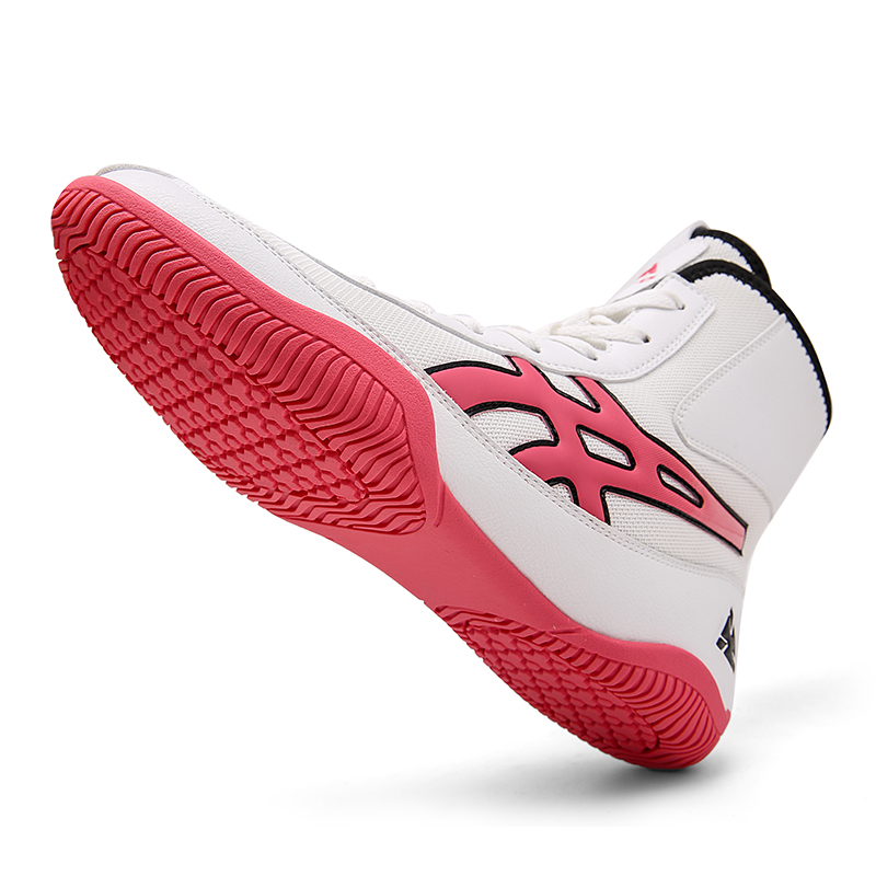 2025 New men's Boxing Shoes with Multi functional Mid tube Sports Wrestling Fighting Sanda Running Comprehensive Strength Training Shoes