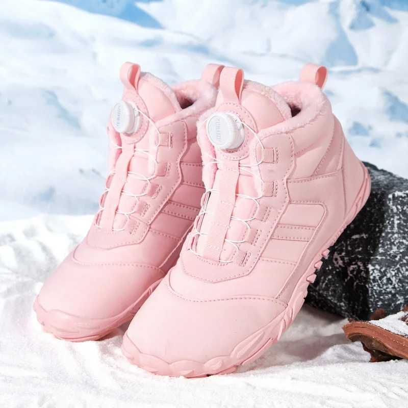 New Winter Boots for Men Women Snow BareFoot Outdoor Nonslip Warm Fur Casual Sneakers Ankle Boots Hiking Shoes Size 3547 C251014