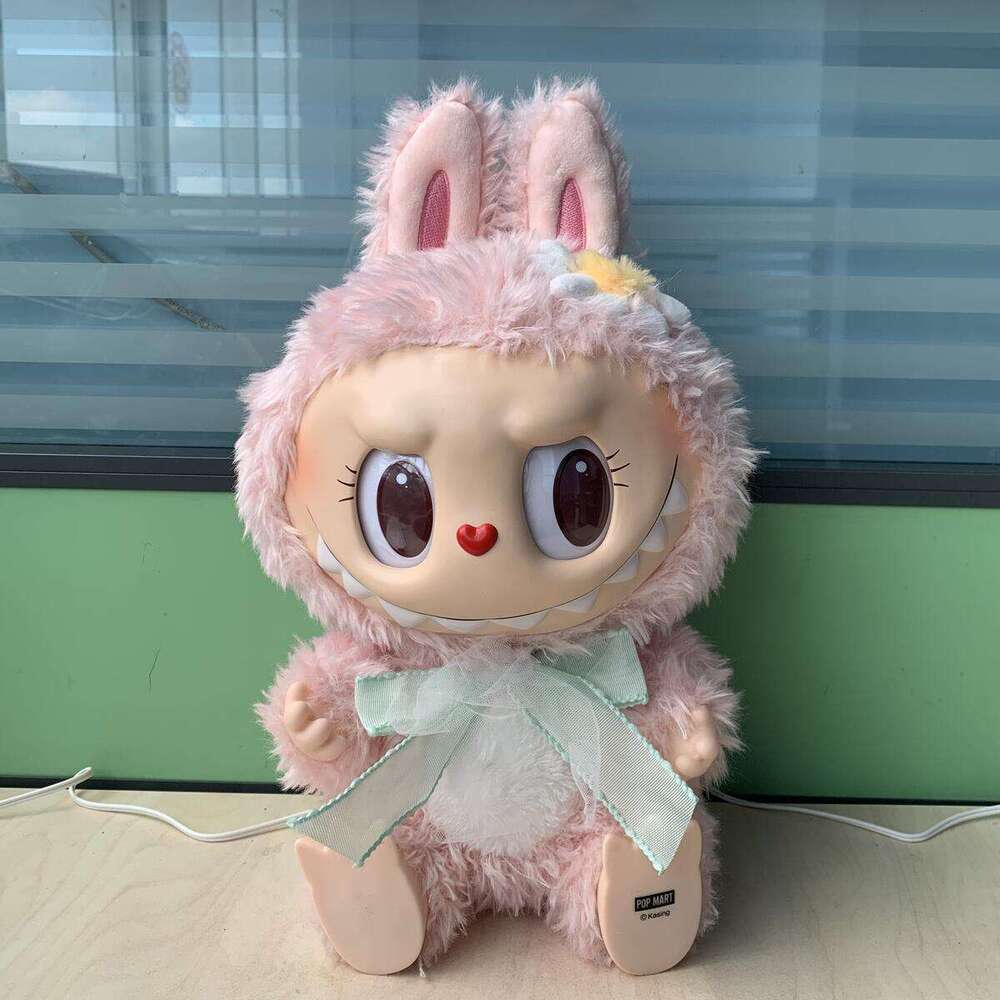 38Cm Pink Plush Doll Mokoko Close To Sweet Big Labubu Doll Sweetheart Series V1 In Stock