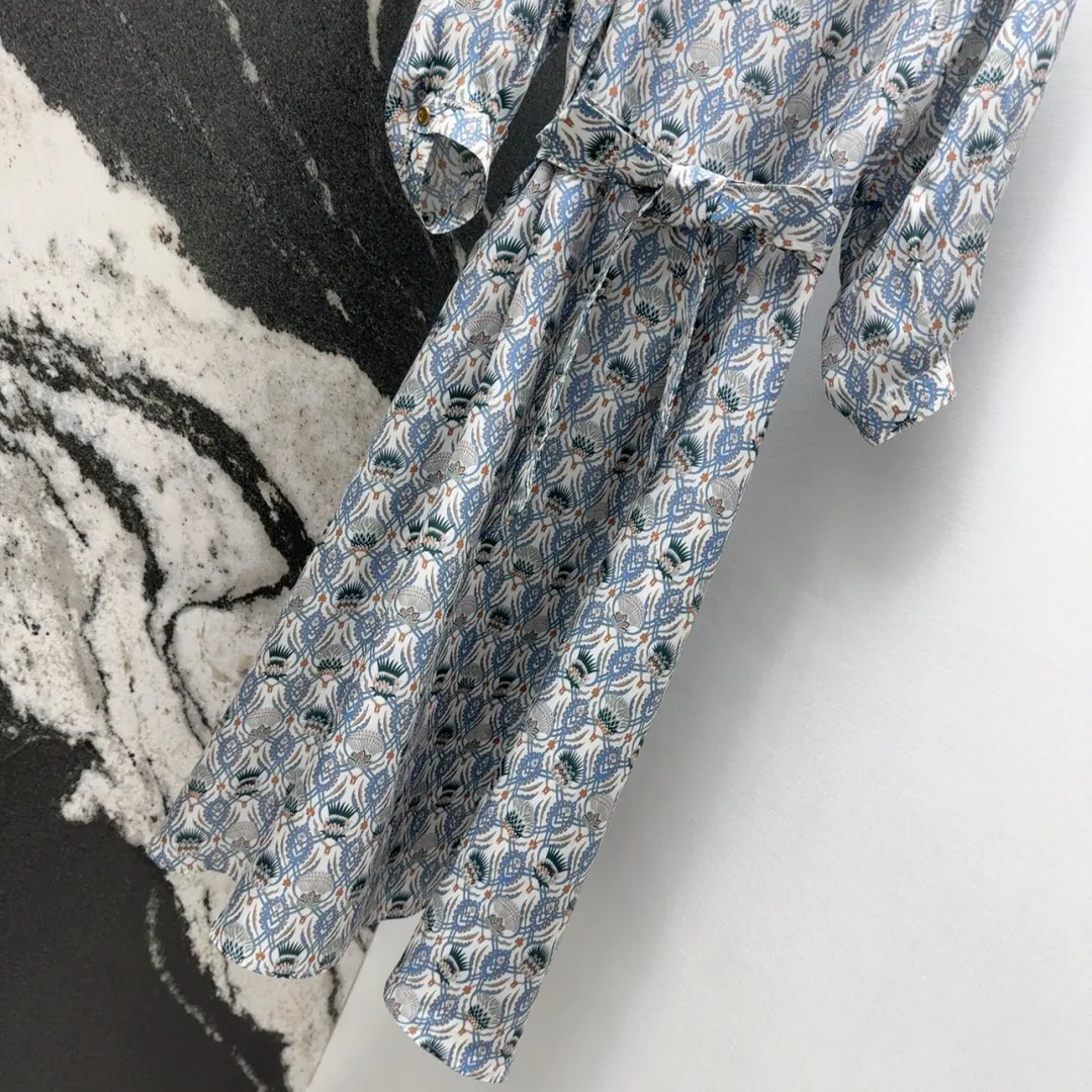 Designer dress for woman elegant summer dress brand 1:1 Fashion Paris floral maxi dress 678