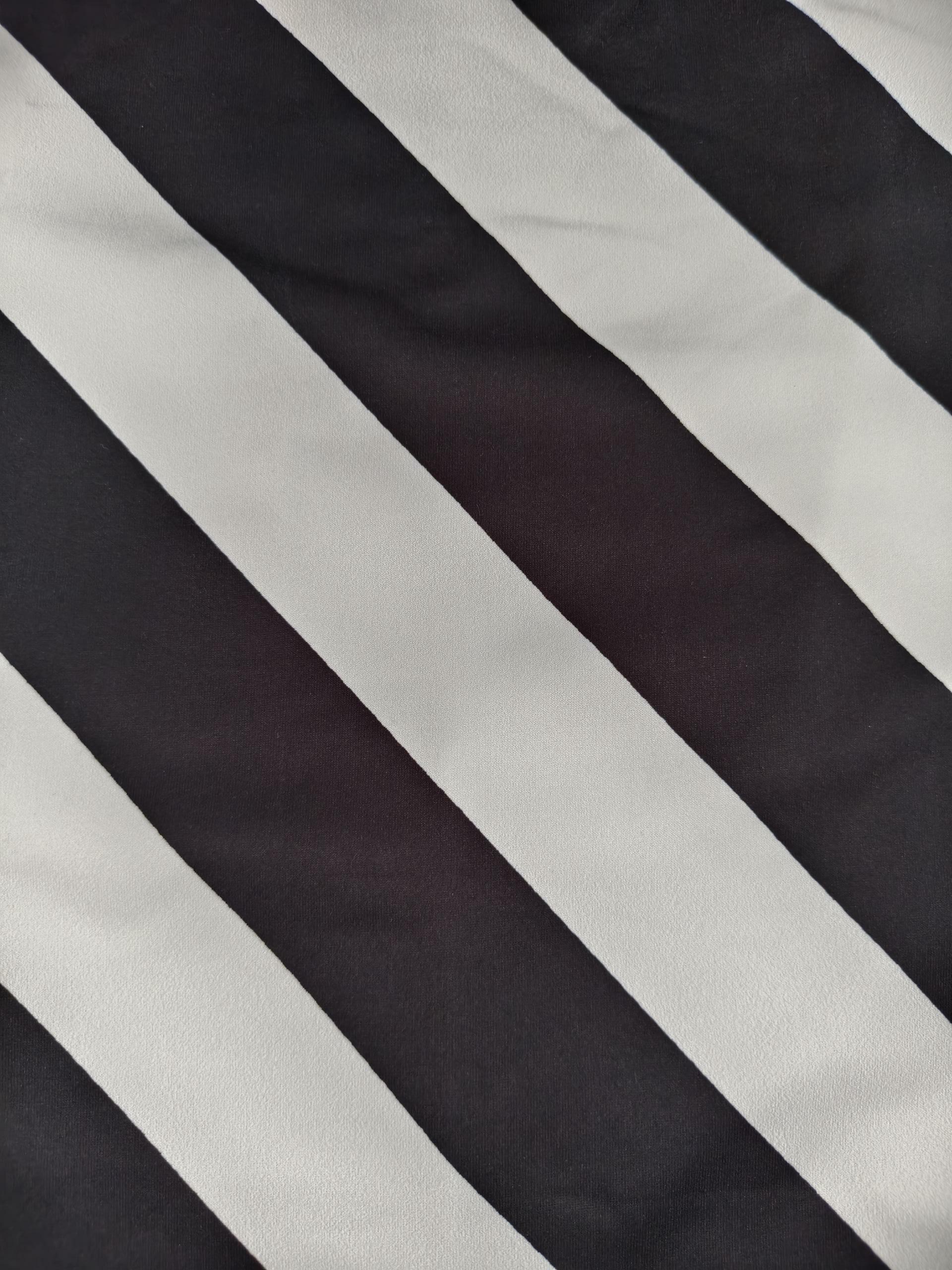 Women's Spring Summer New Fashion Mom - Style Office & Versatile Crew Neck Short - Sleeve Striped Midi Dress-CF53908