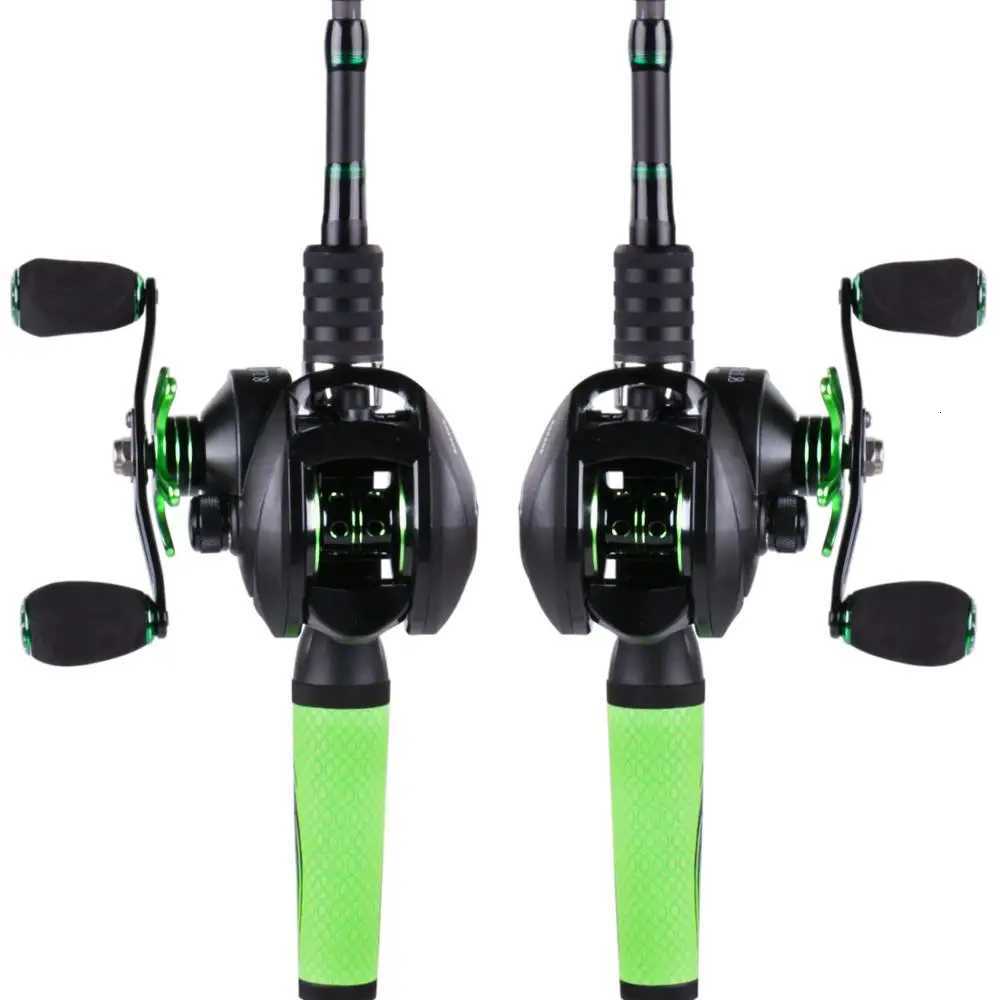 Sougayilang 4Section M Power Caon Fiber Baitcsting Rod Full Kit Casting Reel Set 100M Fishing Line Lures Hooks Jig Pesca Y251014