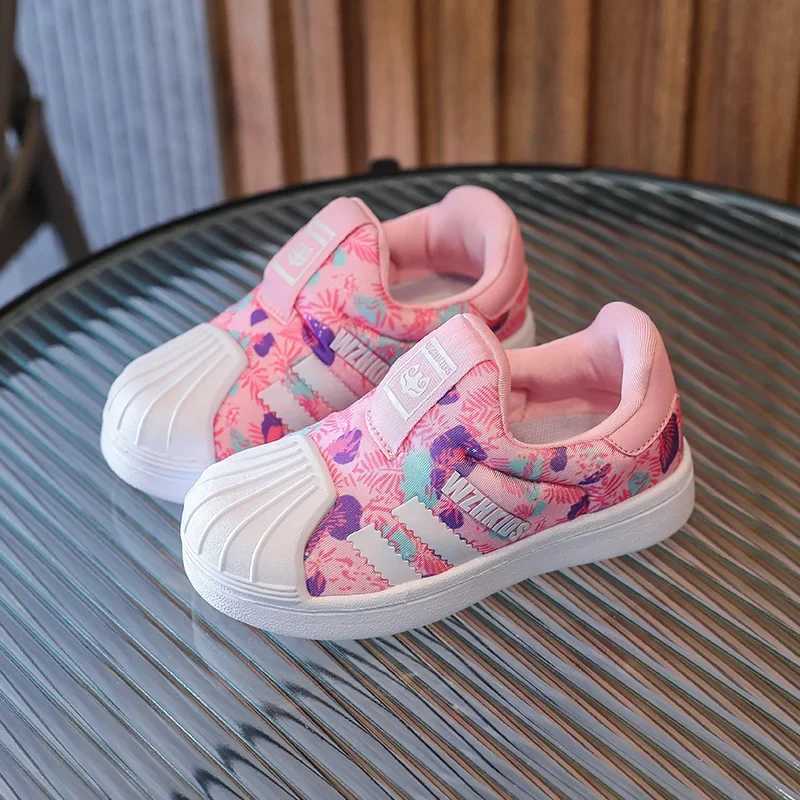 Kids Toddler Board Soft Sole Fashion Spring Childrens Sneakers Casual Baby Boys Girls Small White Shoes C260130