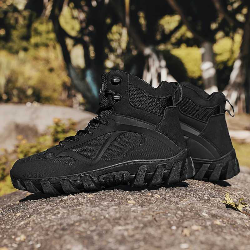 Classic Trendy Mens Ankle Boots Wear Resisting Hiking Shoes Comfortable Walking Sneaker Man NonSlip Treking Footwear Trainers C251014