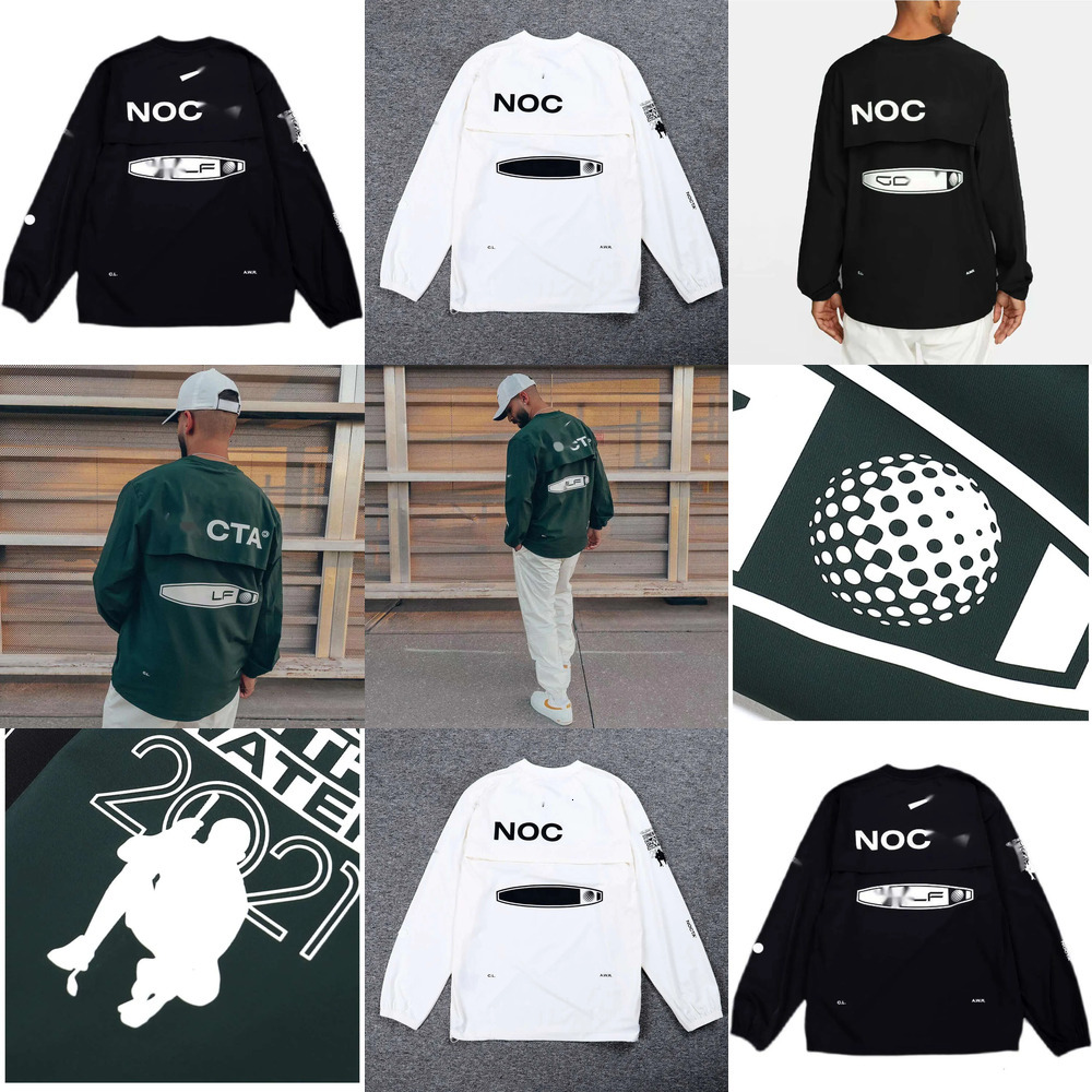New Mens Sweatshirts US version nocta Golf co branded draw Golf breathable quick drying leisure sports T-shirt long sleeve round neck summer 111