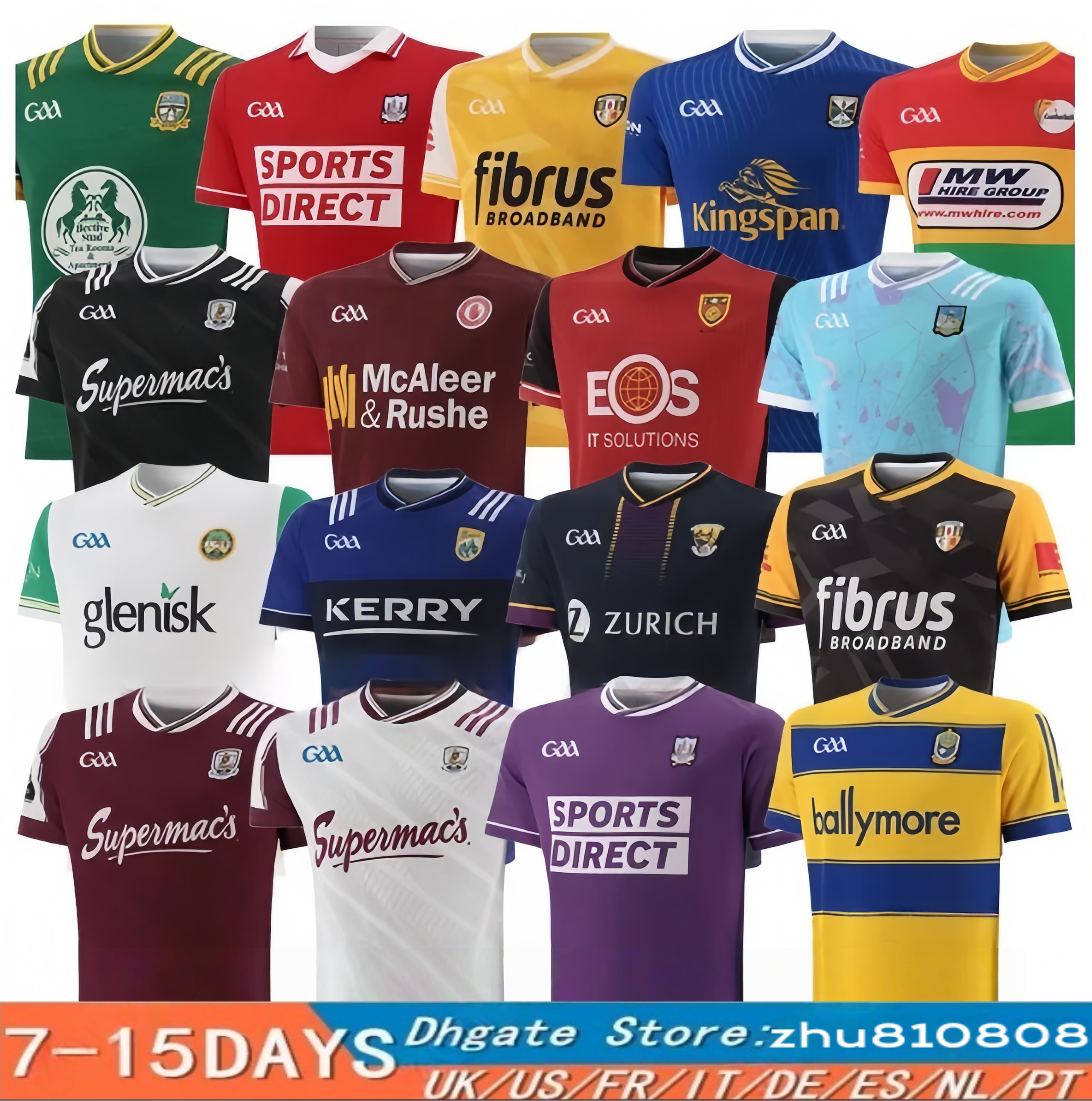 2025 GAA Rugby jerseys Dublin Down Louth Antrim Wexford Wicklow Laois MAYO Hurling Derry Westmeath Limerick Cork Donegal Ireland shirt Fermanagh Tyrone Tipperary8
