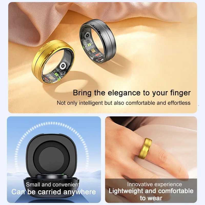 2025 New Men Smart Ring MlutiSport Sleep Monitor Smartring Fitness Tracker 5ATM Waterproof Rings for Wan Xiai iPhone Y251014