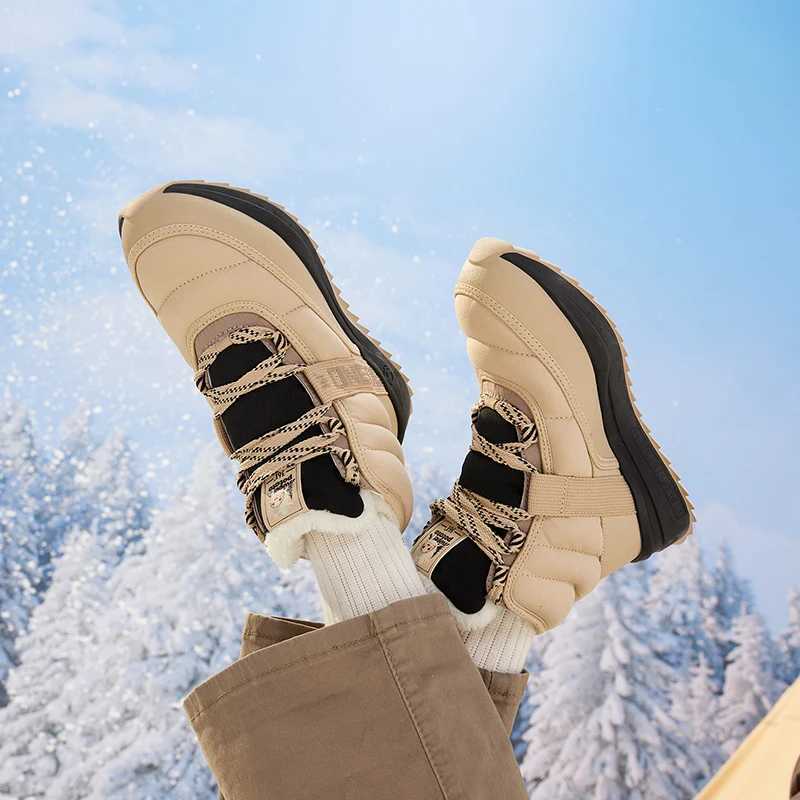 361 Degrees Womens Snow Boots New Autumn Winter Plush Hightop Waterrepellent Nonslip Warm Fashion Female Sneakers 682446716A C251014