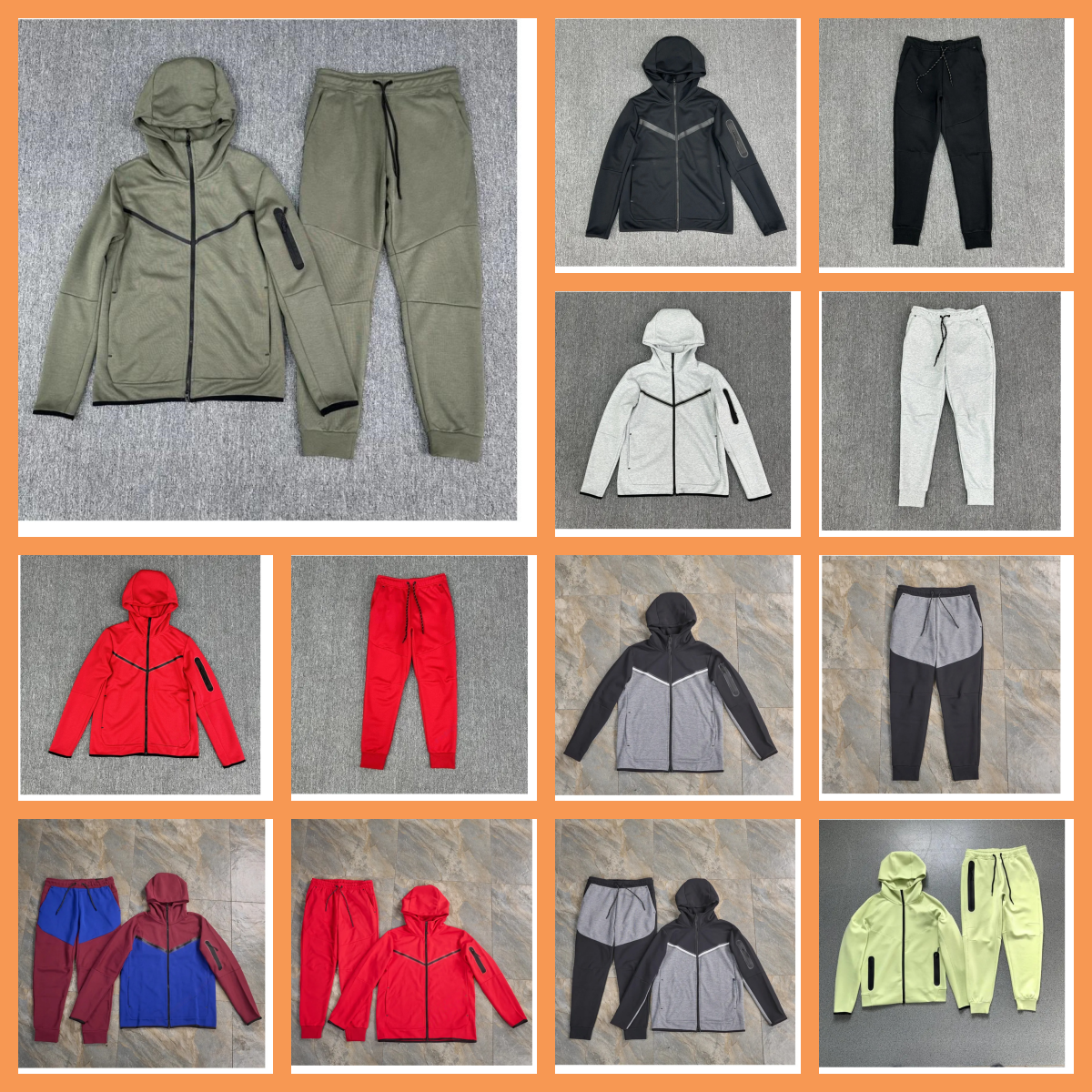 Mens Tracksuits Designer Tech Fleece Men Hoodies pant sports Pants Jogger suits zipper Thick sportswear sportsuit mens coats winter coat techfleece Man Joggers