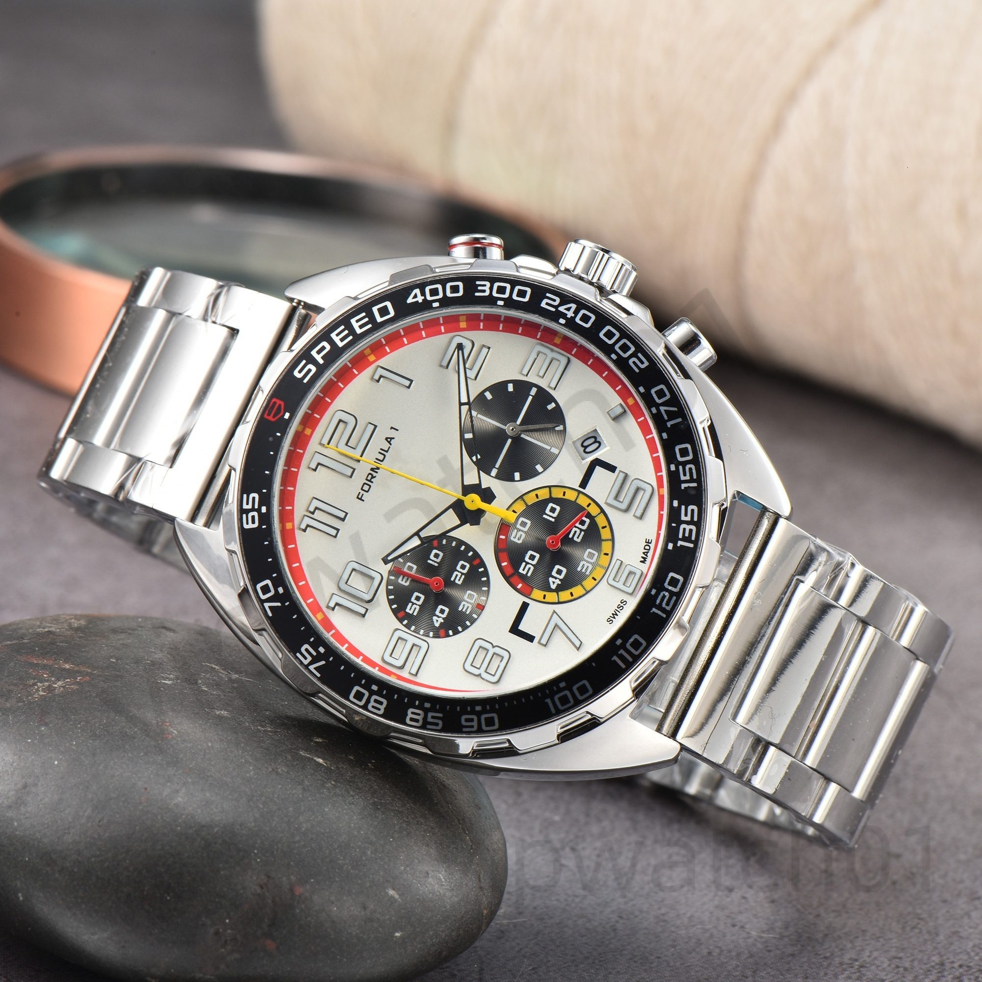 Tages Hueuerly watch chronomat Mens Tagly Huer F1 Watch Designer senna Watches Men Designer mens Watches High Quality Quartz Battery Watch With Box ea5