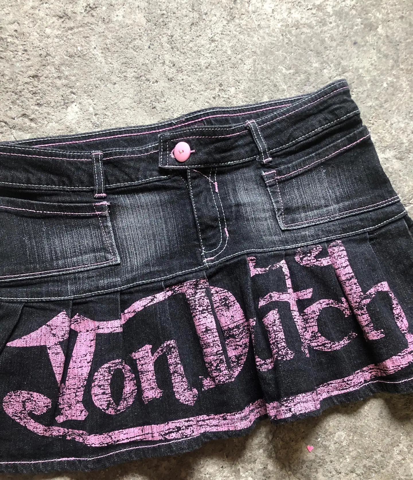 Korean Kopo Style Retro Letters Sexy Spice Girls A Word Denim Skirt Womens Y2K Fashion Harajuku HipHop Dance Street Wear 251009