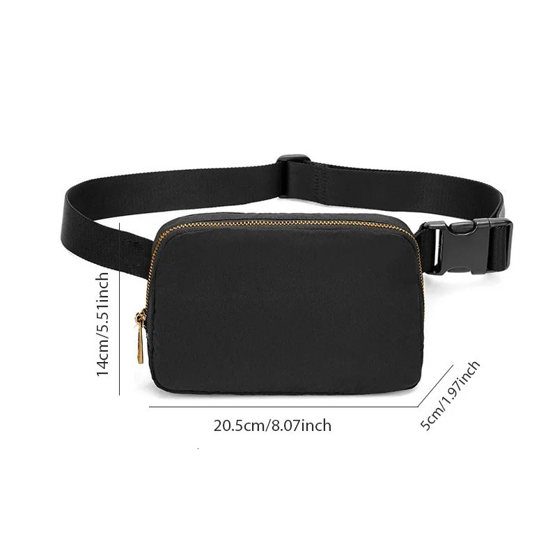 Women Waist Bag Zipper Fanny Pack Chest Outdoor Sports Crossbody Shoulder Casual Travel Female Belt Money Pouch 251014