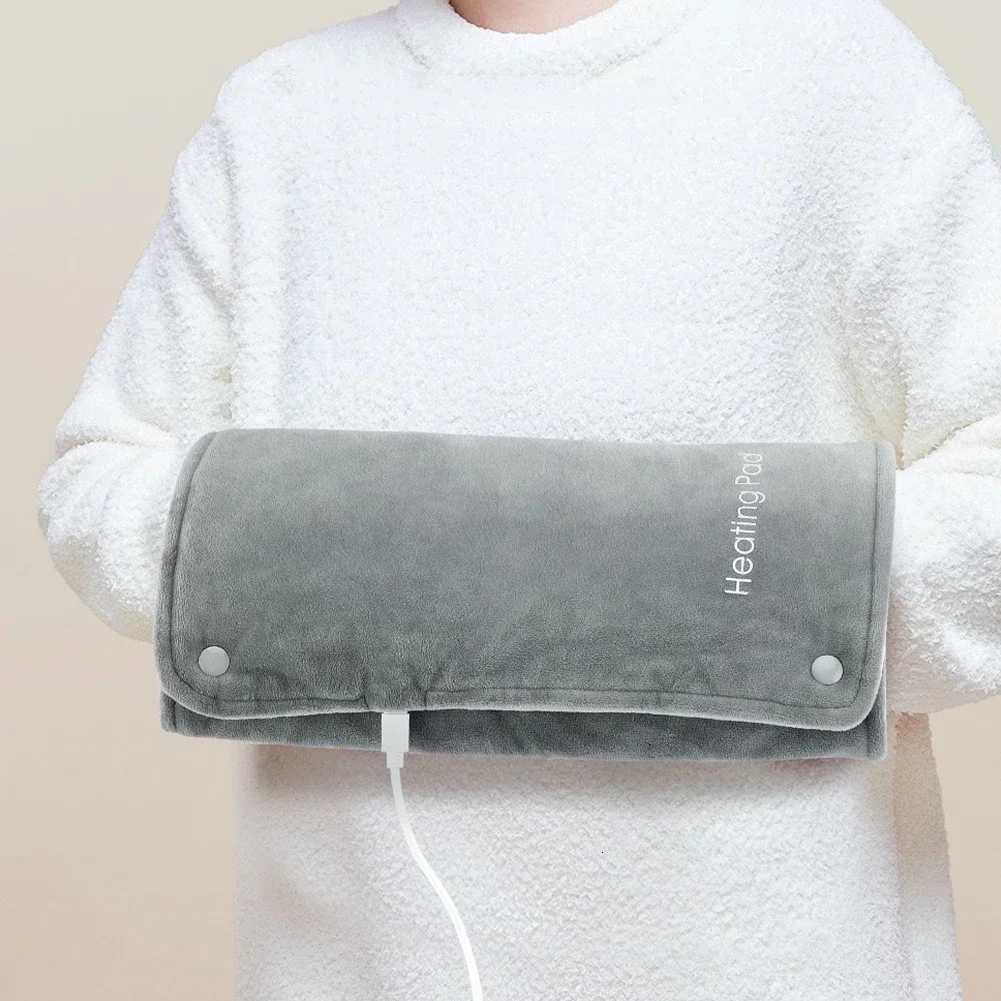 30x48cm Electric Heating Blanket Multifunctional Hot Compress Pad Winter Warmup Graphene Mat USB Charging Thermal Blanket Y251014