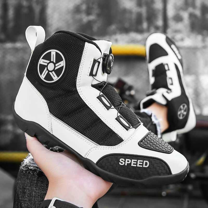Motorcycle Boots Men Motor Motorbike Riding Shoes Antifall Motorcycle Shoes Motocross OffRoad Racing Boots C251014