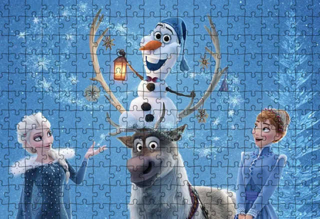 Disney Frozen Jigsaw Puzzle Princess Elsa Anna 3005001000 Pieces Puzzles Creative Pictures Kids Educational Toys H251014
