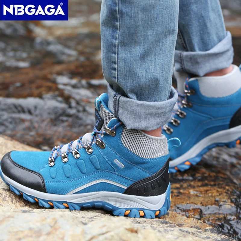 Outdoor Mountaineering Shoes Fashion Womens Wearresistant Hiking Sneaker Comfortable Anti Slip Hunting Sports Walking Shoes C251014