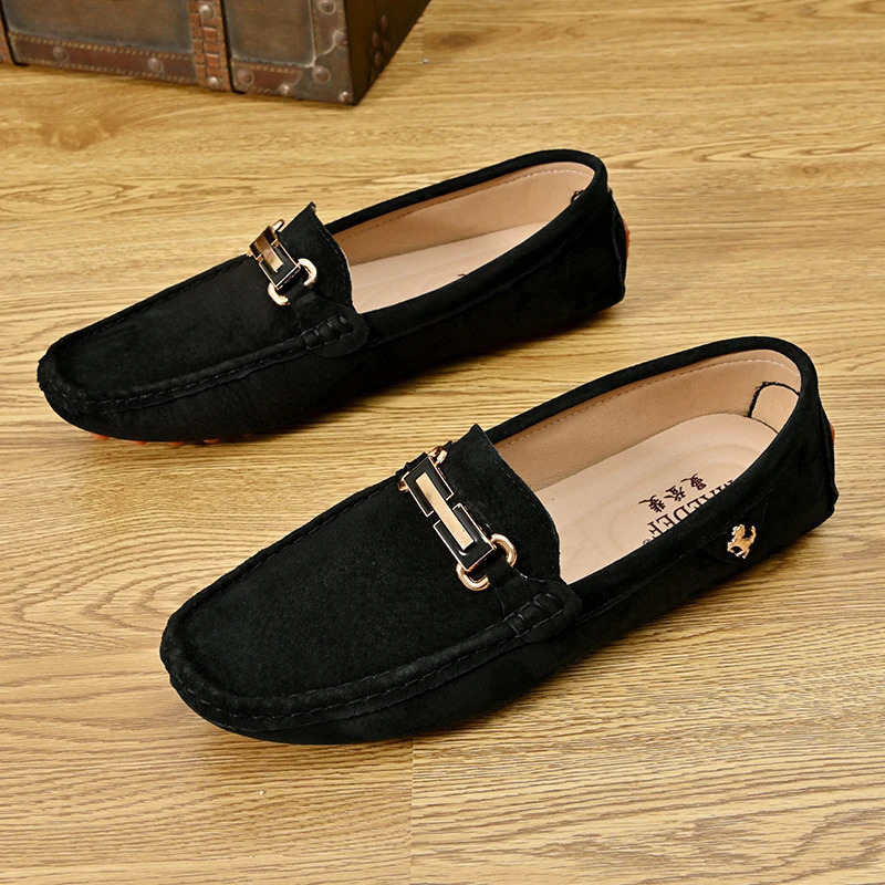 MAEDEF Size 48 Loafers Men Fashion Leisure Leather Shoes Slip on Soft Comfortable Nonslip Driving for 251014