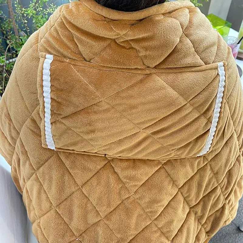 Winter Electric Heater Blanket USB Cordless Heated Blanket Washable Safe Heating Blanket Nap Soft Heating Pocket Blanket Shawl Y251014