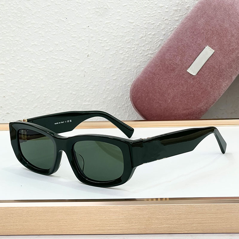 Glimpse sunglasses Designer Womens Acetate Rectangular Frame Sunglasses Low profile streamlined design B04