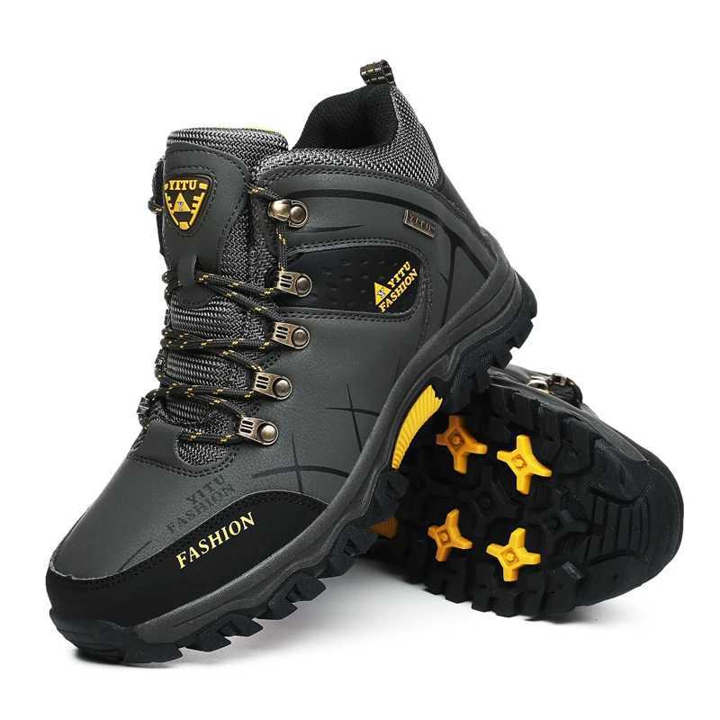 Brand Men Winter Snow Boots Waterproof Leather Sneakers Super Warm Mens Boots Outdoor Male Hiking Boots Work Shoes Size 3947 C251014