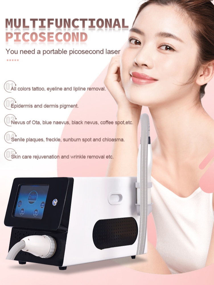 BEST Q Switched ND Yag Laser Tattoo Removal Machine 755nm 1064nm 532nm 1320nm Pico Laser Machine