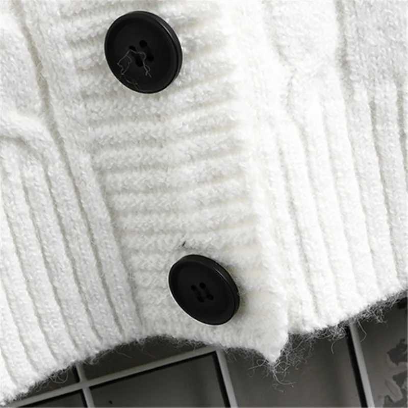 Autumn Mens Sweater Cardigan Slim Fit Single Breasted Solid Color Knitted Cardigan Men Causal Sweatercoat Mens Cloing 2022 W251014