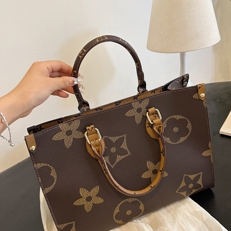 Hot new free shipping designer bags for womens shoulder bags brown New Commuter Tote Bag Large Capacity Fashion Shoulder Bag