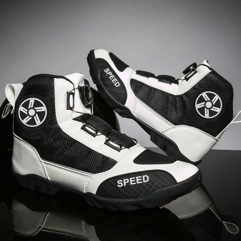 Motorcycle Boots Men Motor Motorbike Riding Shoes Antifall Motorcycle Shoes Motocross OffRoad Racing Boots C251014