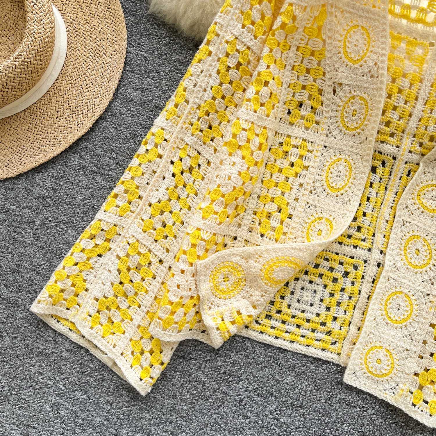 c vintage long sve print loose Knit Ele Fashion Sexy cardigan bohemian Women Blouse Women W251014