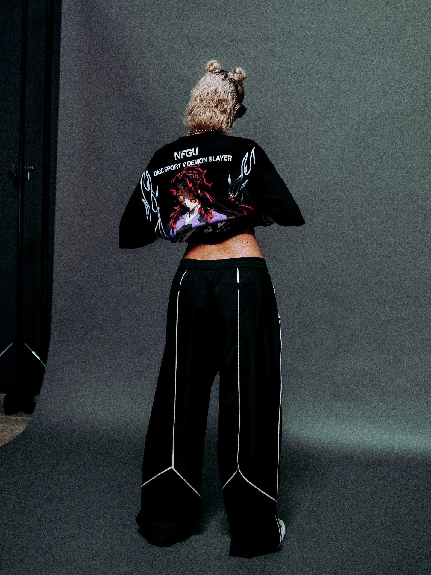 anime premium graphic t shirts demon slayer oversized t shirt sport short sleeves streetwear y2k tops gym men clothing 251013