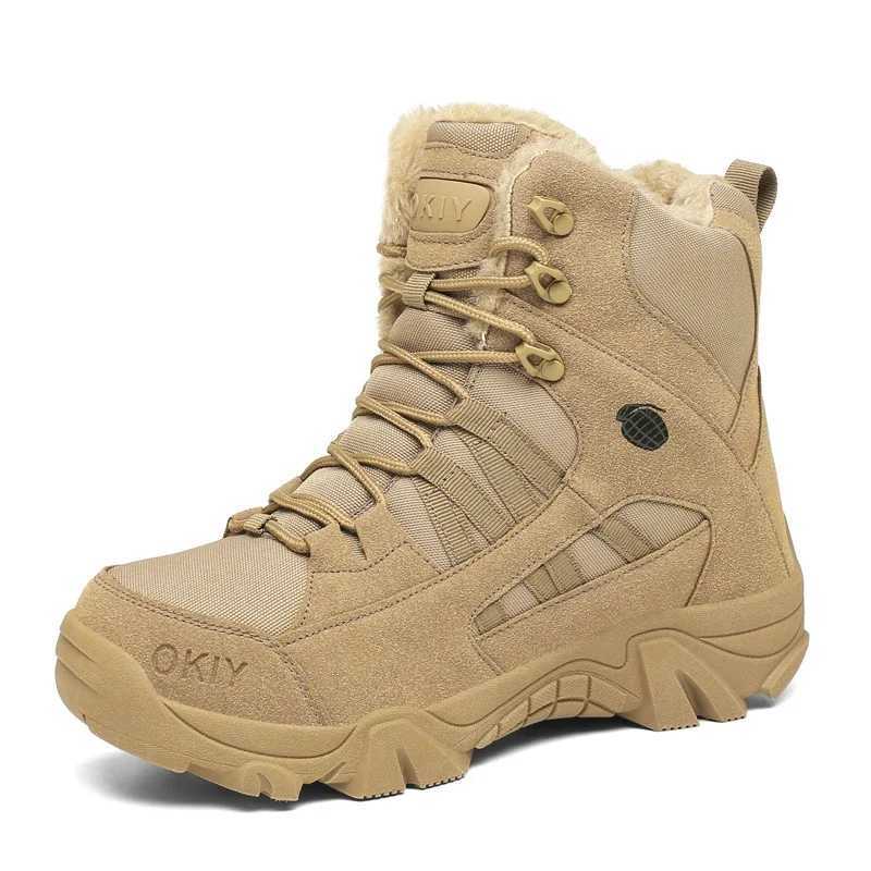 Hiking shoes, men's boots, high-top, zipper design, warm, thick sole, casual style, ankle boots, outdoor style, flat sole, anti-slip sports shoes