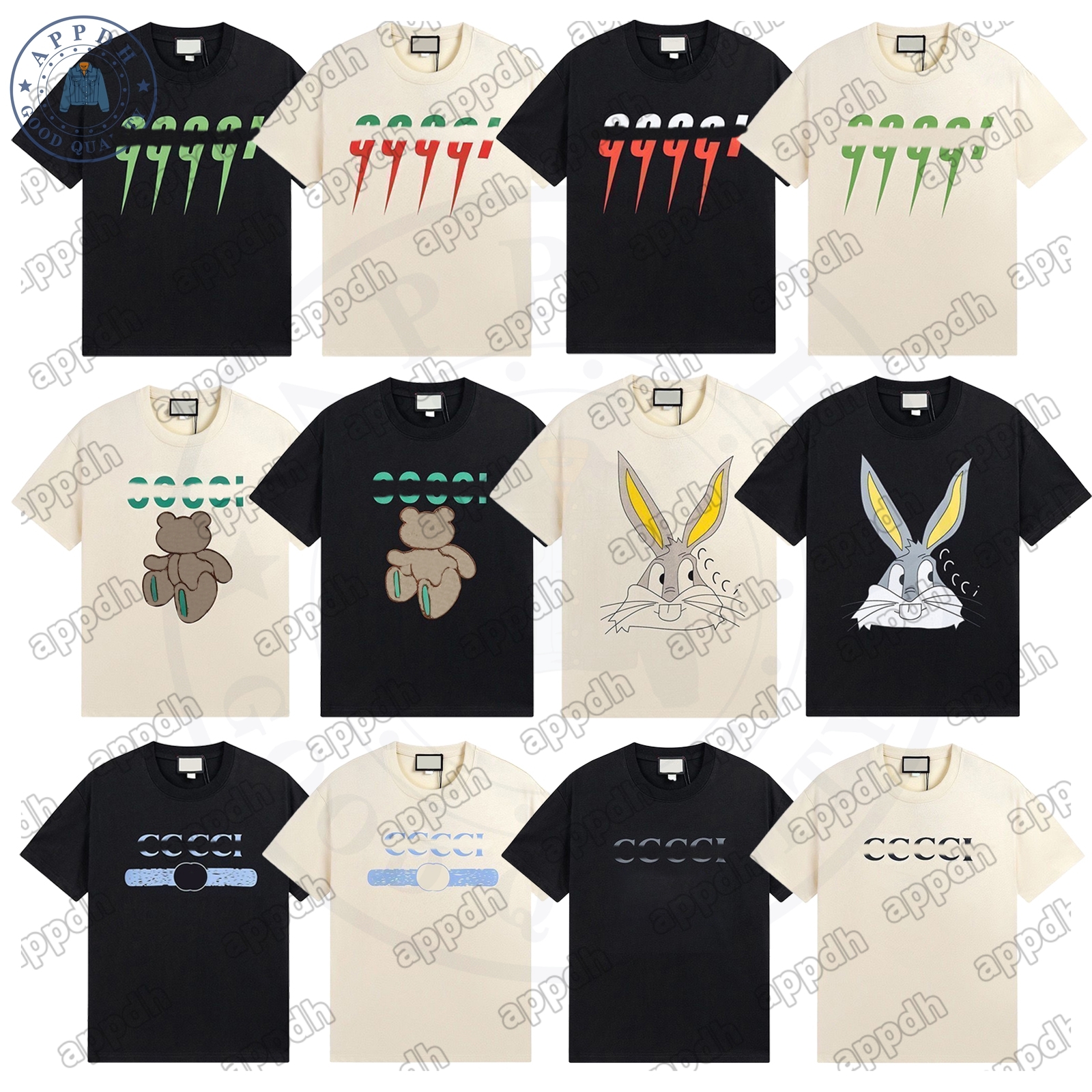 Mens Double G T-shirts Men shirt Casual Luxury Embroidered Tops Tees Cotton Snake Pattern shirt Collar Asian size s-5xl dh