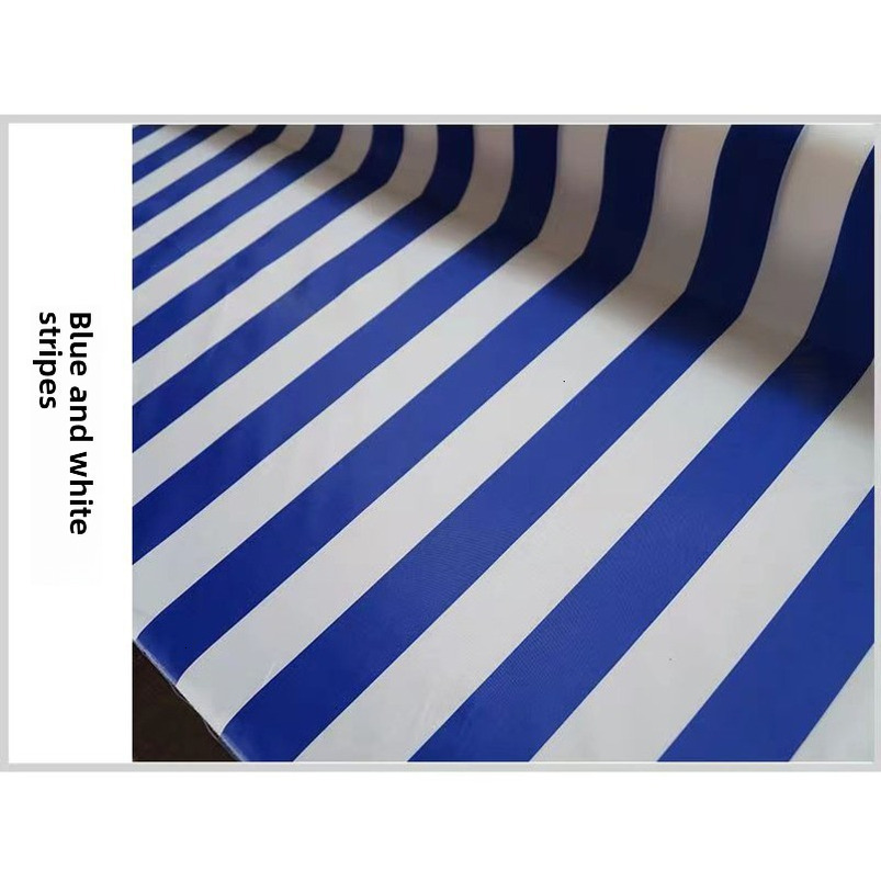 210D Thin Red Blue Green White Waterproof Oxford Cloth PU Coated Rainproof Color Stripe Fabric Wholesale