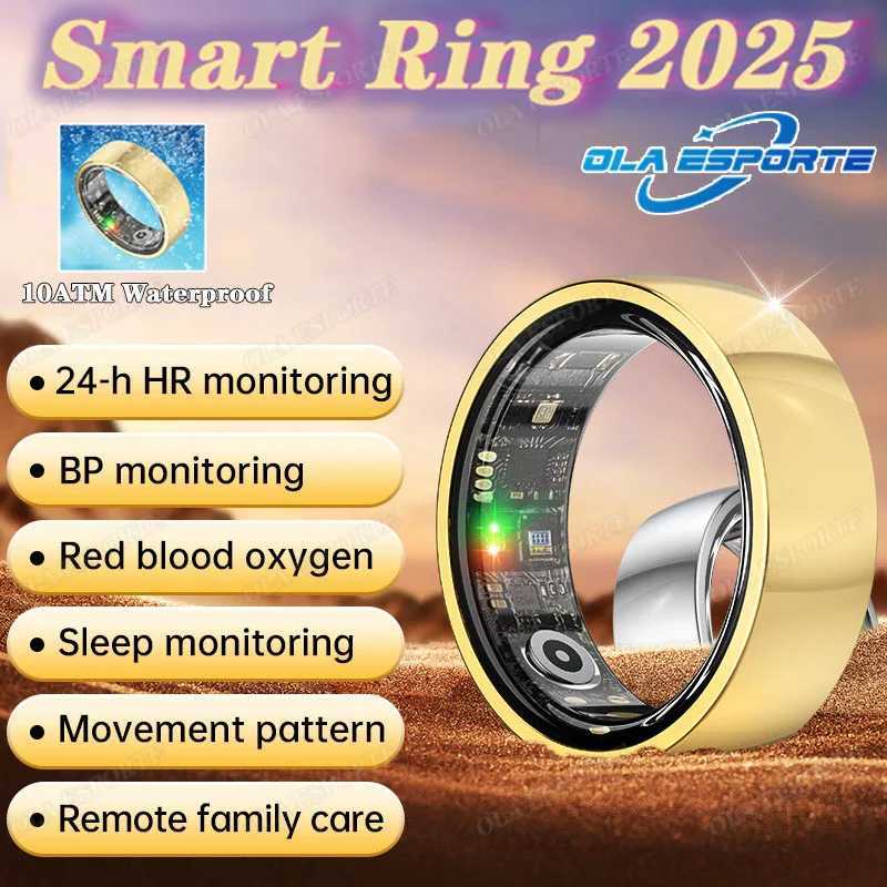 2025 New Smart Ring RateHealth Sleep Monitor Mti Sport Modes IP68 10ATM Waterproof Use Time 3 Days Rings Gift For Man Y251014