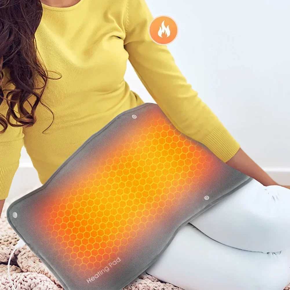 30x48cm Electric Heating Blanket Multifunctional Hot Compress Pad Winter Warmup Graphene Mat USB Charging Thermal Blanket Y251014